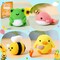 Set of 4 Cute Animal Needle Felting Starter Kit Frog Chick Bee Narwhal Animal Doll Wool Felting Tools Felt Needles Foam Mat DIY Needlework Craft Party Supplies for Beginners